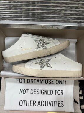 Golden Goose Glitter Star Mule Sneakers